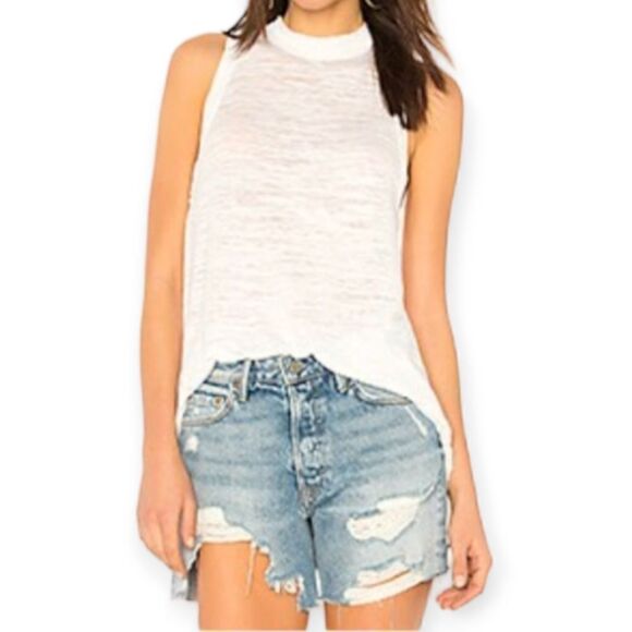 Free people we the free brisbane tank in white, xs - Picture 13 of 13